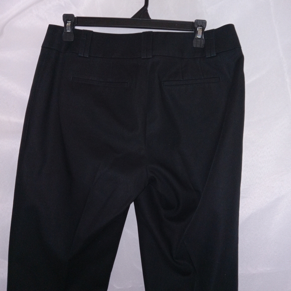 Ann Taylor LOFT Julie Cropped Black Dress/ Career Pants Size 6, 24" Inseam - Picture 5 of 12